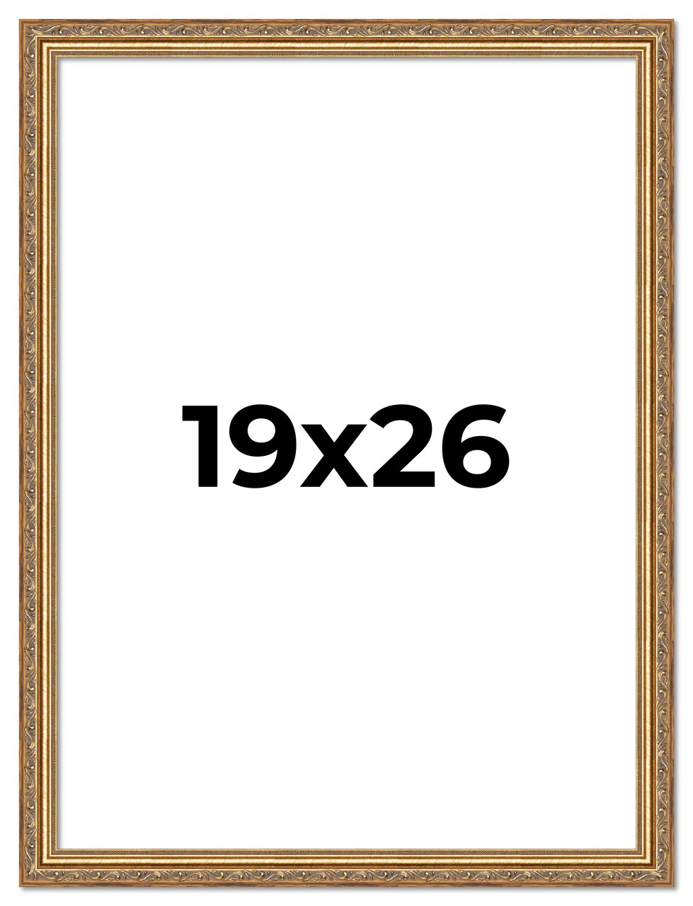 19x26 Museum-Quality Picture Frame with UV-Resistant Acrylic & Acid-Free Backing, Available in 4 Finishes - Gold, Silver, Bronze, and Black